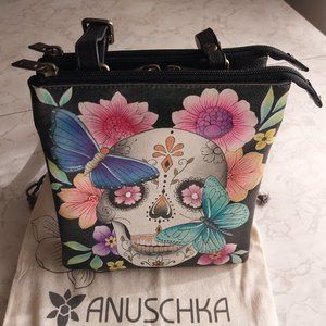 ANUSCHKA LEATHER HANDBAG